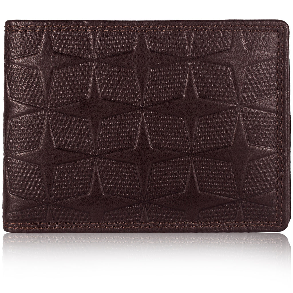 DOECRAFT Men Casual, Formal Brown Genuine Leather Wallet (8 Card Slots)