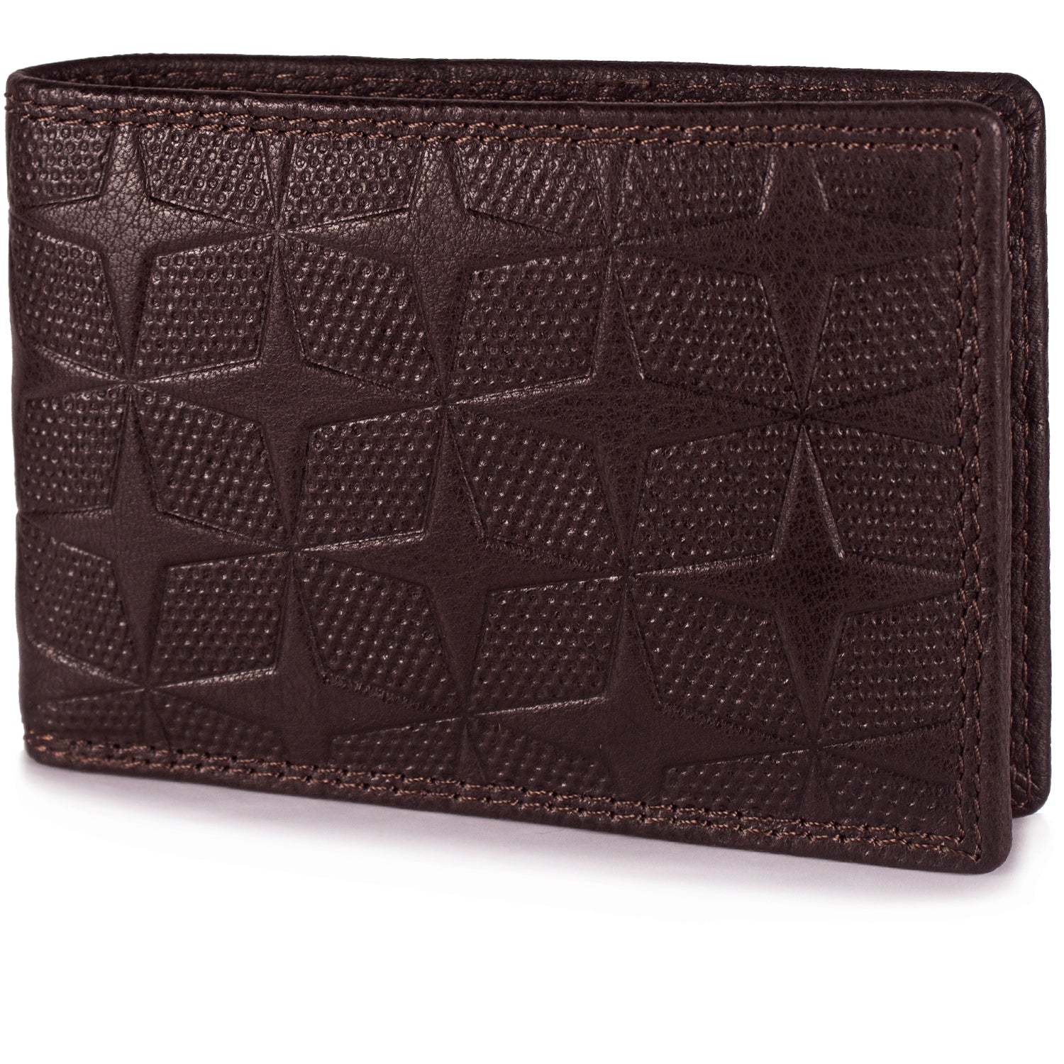 DOECRAFT Men Casual, Formal Brown Genuine Leather Wallet (8 Card Slots)