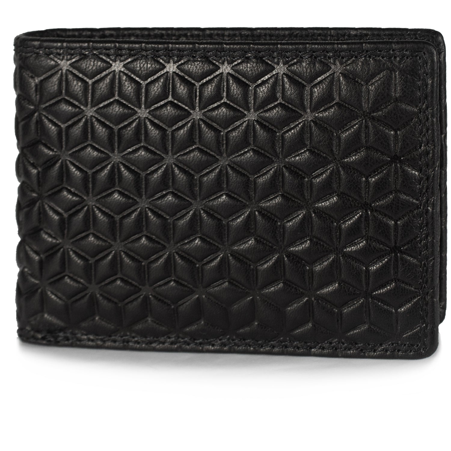 DOECRAFT Men Casual, Formal Black Genuine Leather Wallet (8 Card Slots)