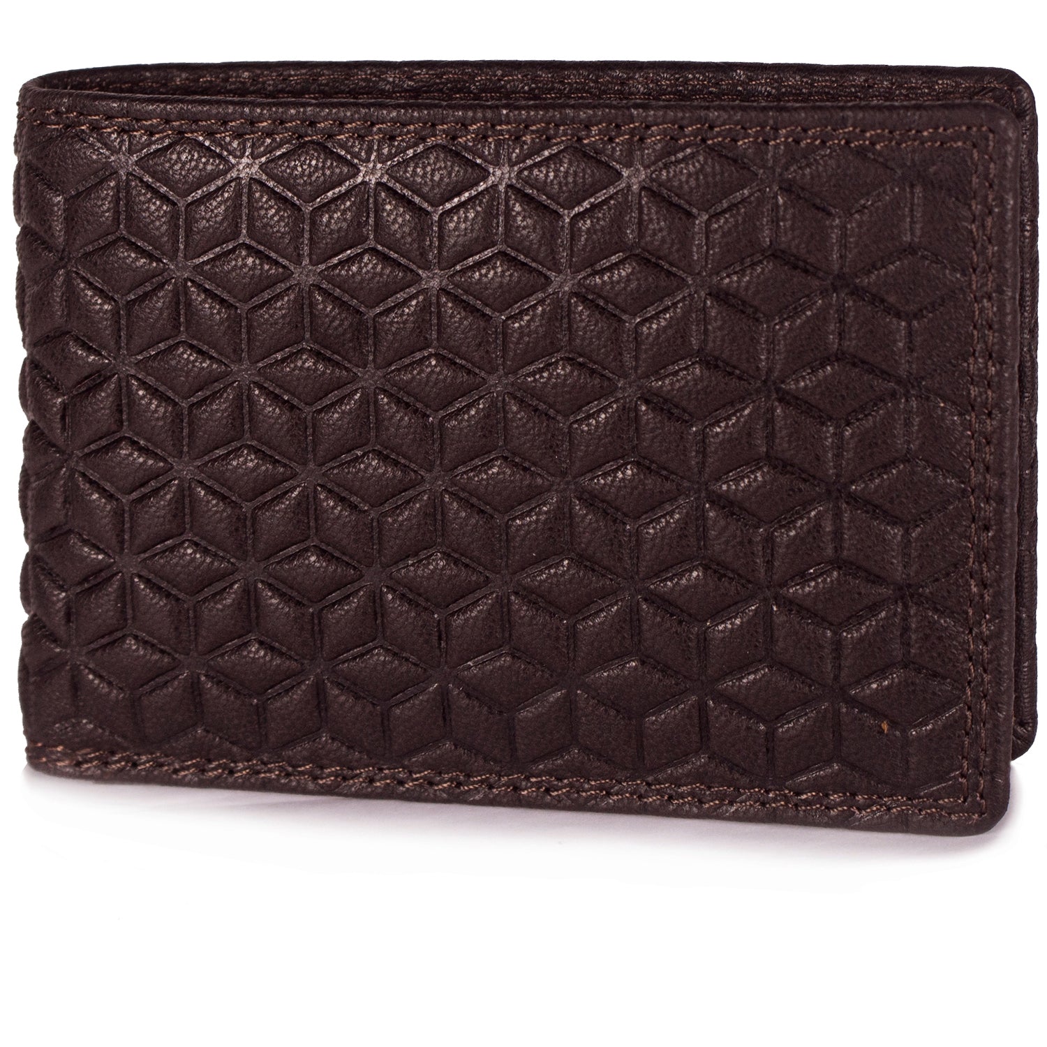 DOECRAFT Men Casual, Formal Brown Genuine Leather Wallet (8 Card Slots)