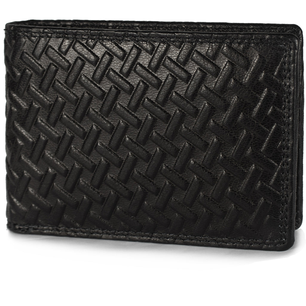 DOECRAFT Men Casual, Formal Black Genuine Leather Wallet (8 Card Slots)