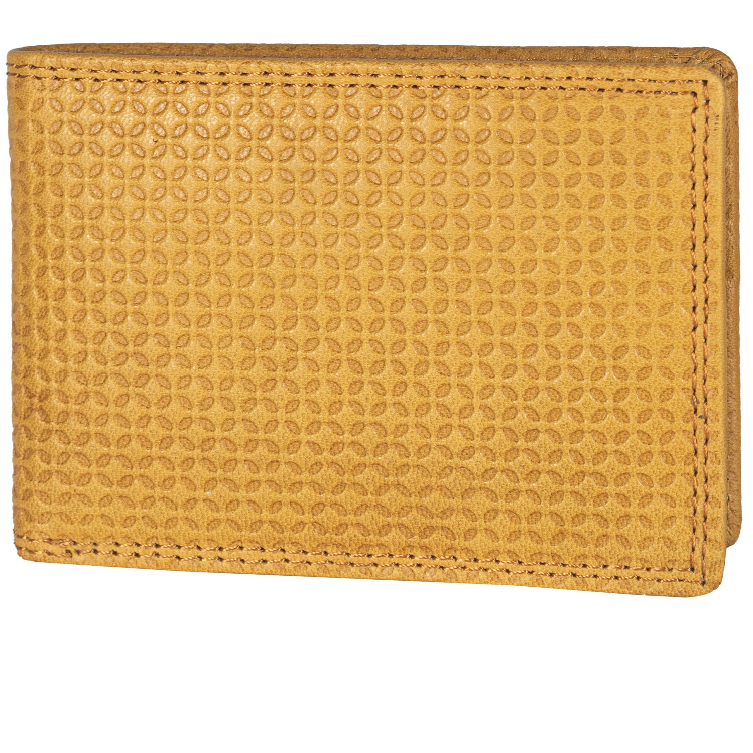 DOECRAFT Men Casual, Formal Yellow Genuine Leather Wallet (8 Card Slots)