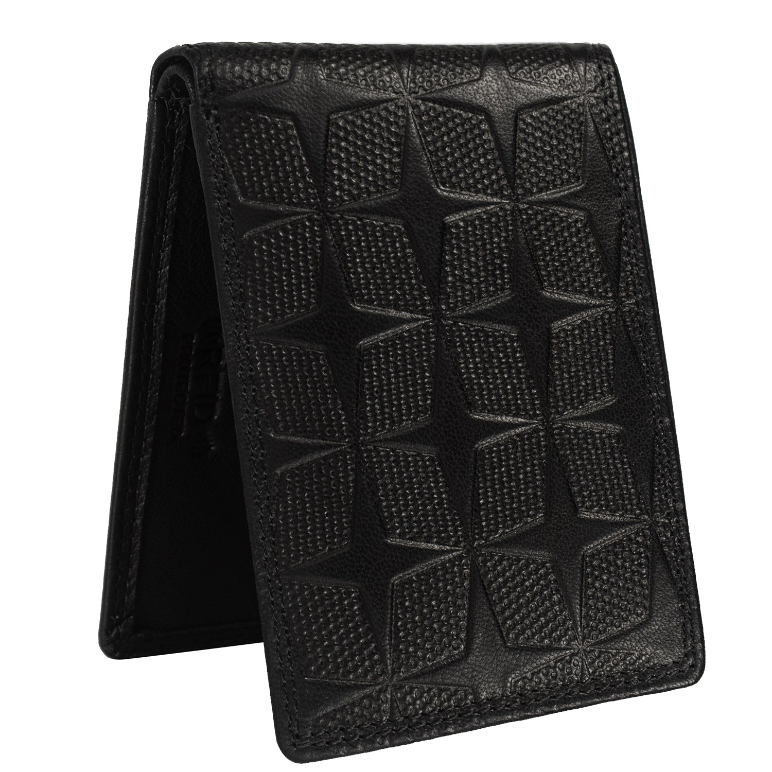 DOECRAFT Men Casual, Formal Black Genuine Leather Wallet (8 Card Slots)